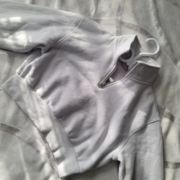 TNA COZYAF zipup crop sweater (never worn) - Picture 2 of 5